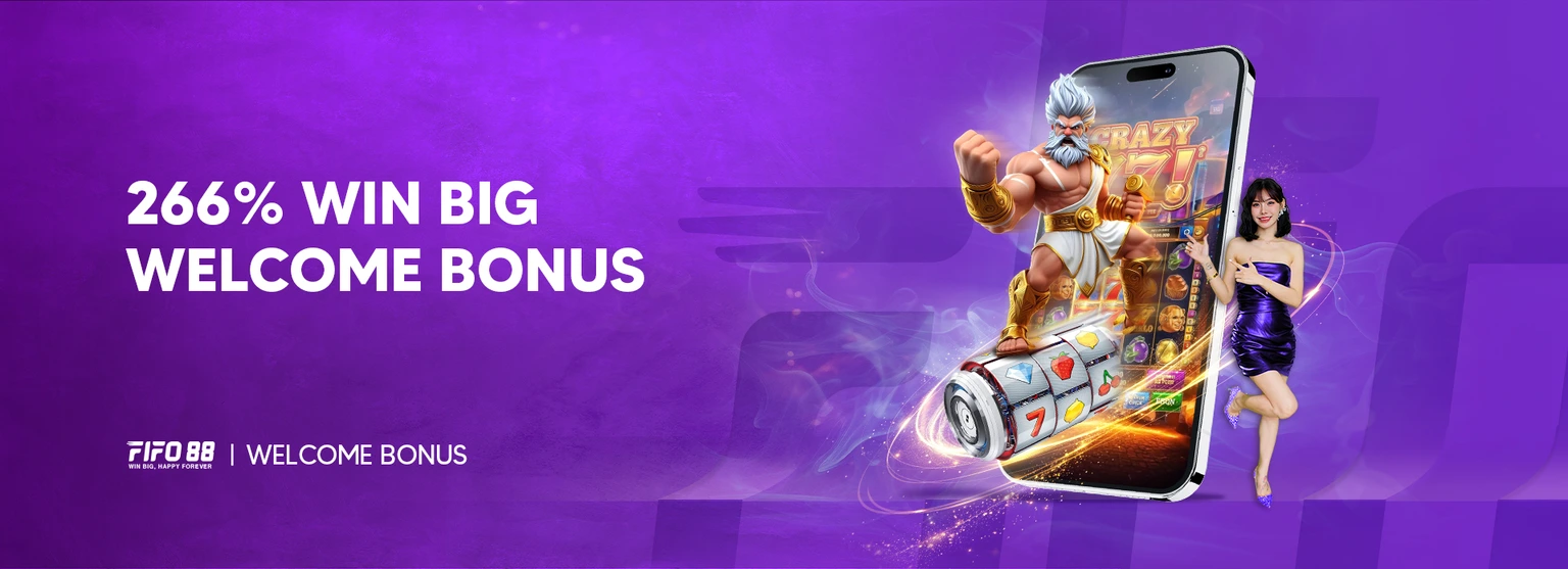 FIFO88 266% WELCOME BONUS